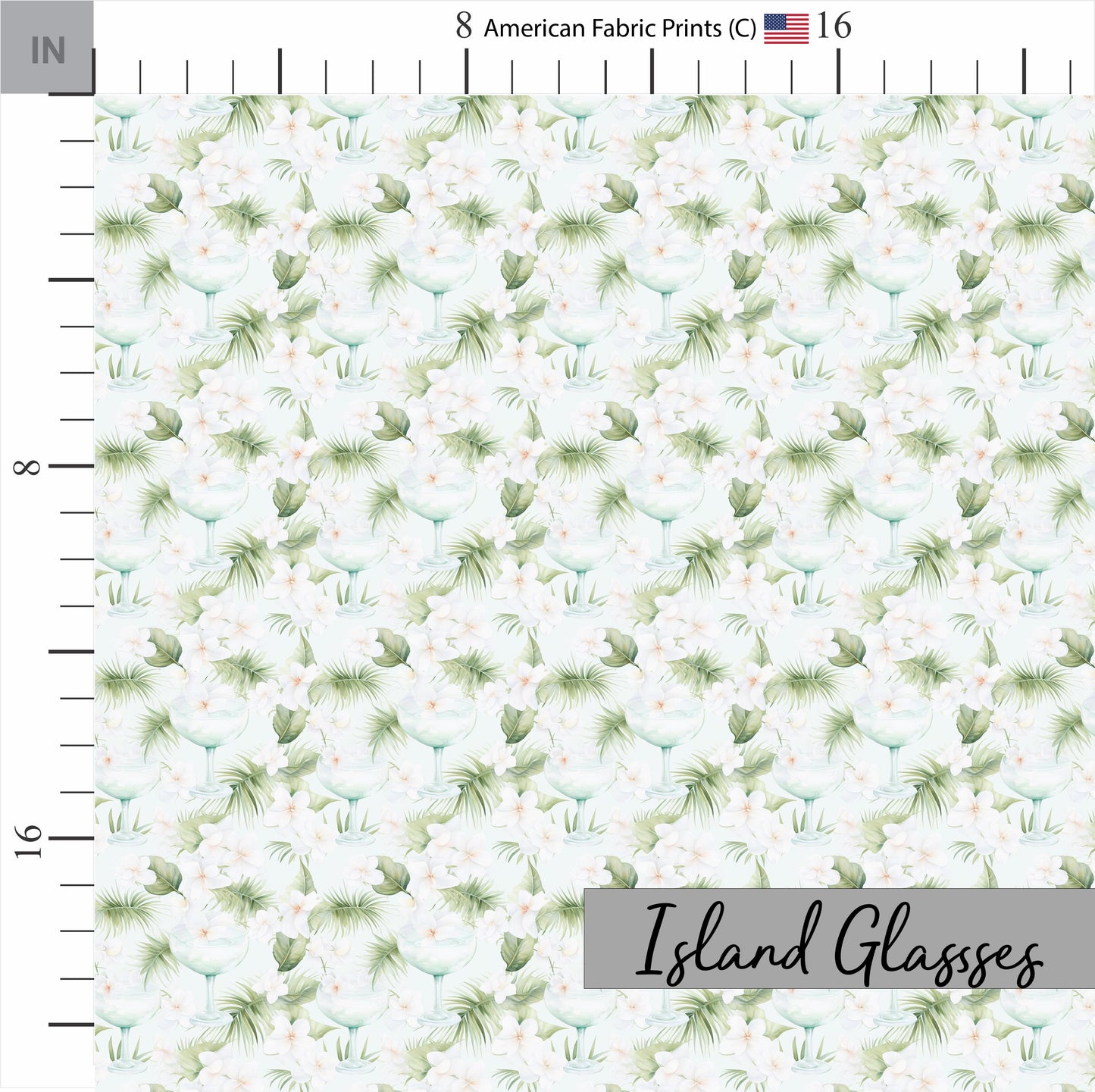 Tropical Quilt Fabric Coordinates | Island Fabric Bundle | Tropical Themed Cotton Fabric | Fabric | Made in USA | American Fabric Prints