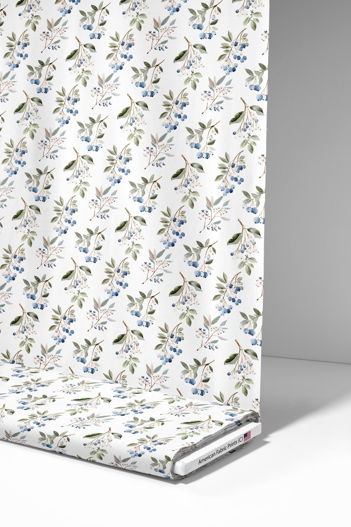 Petite Blueberry Fabric - Shop now at American Fabric Prints