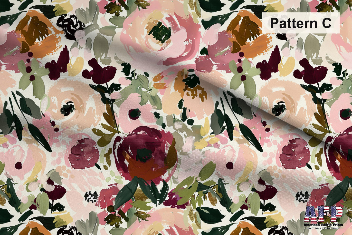 Blush Florals Fabric Set. Shop now at American Fabric Prints.