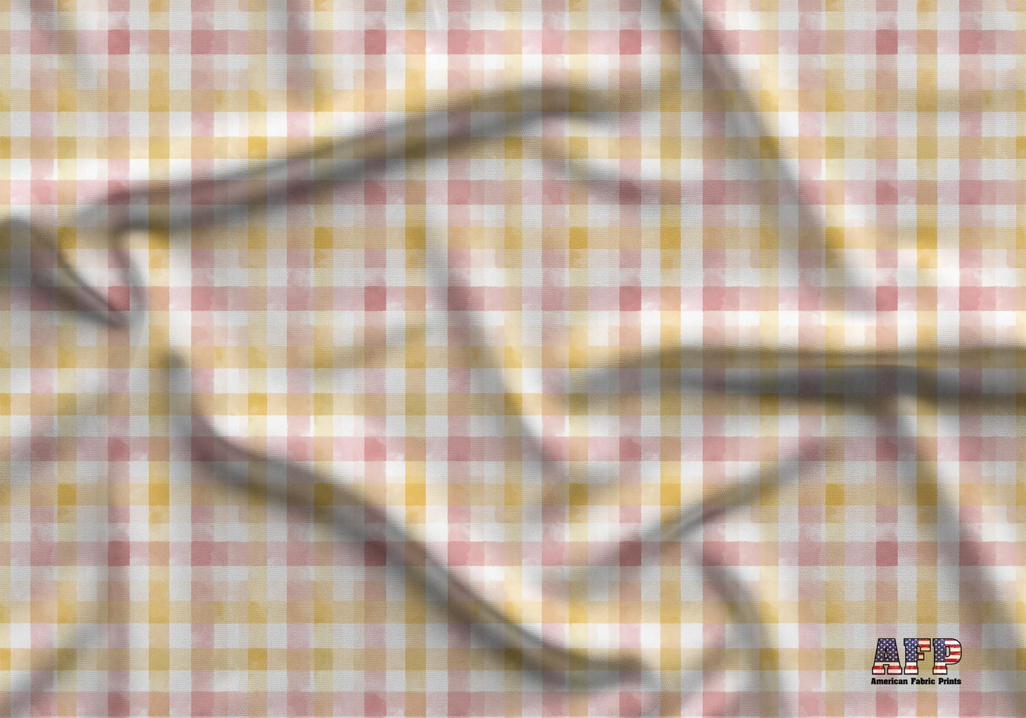 Pastel Pink and Yellow Fabric - Shop now at American Fabric Prints