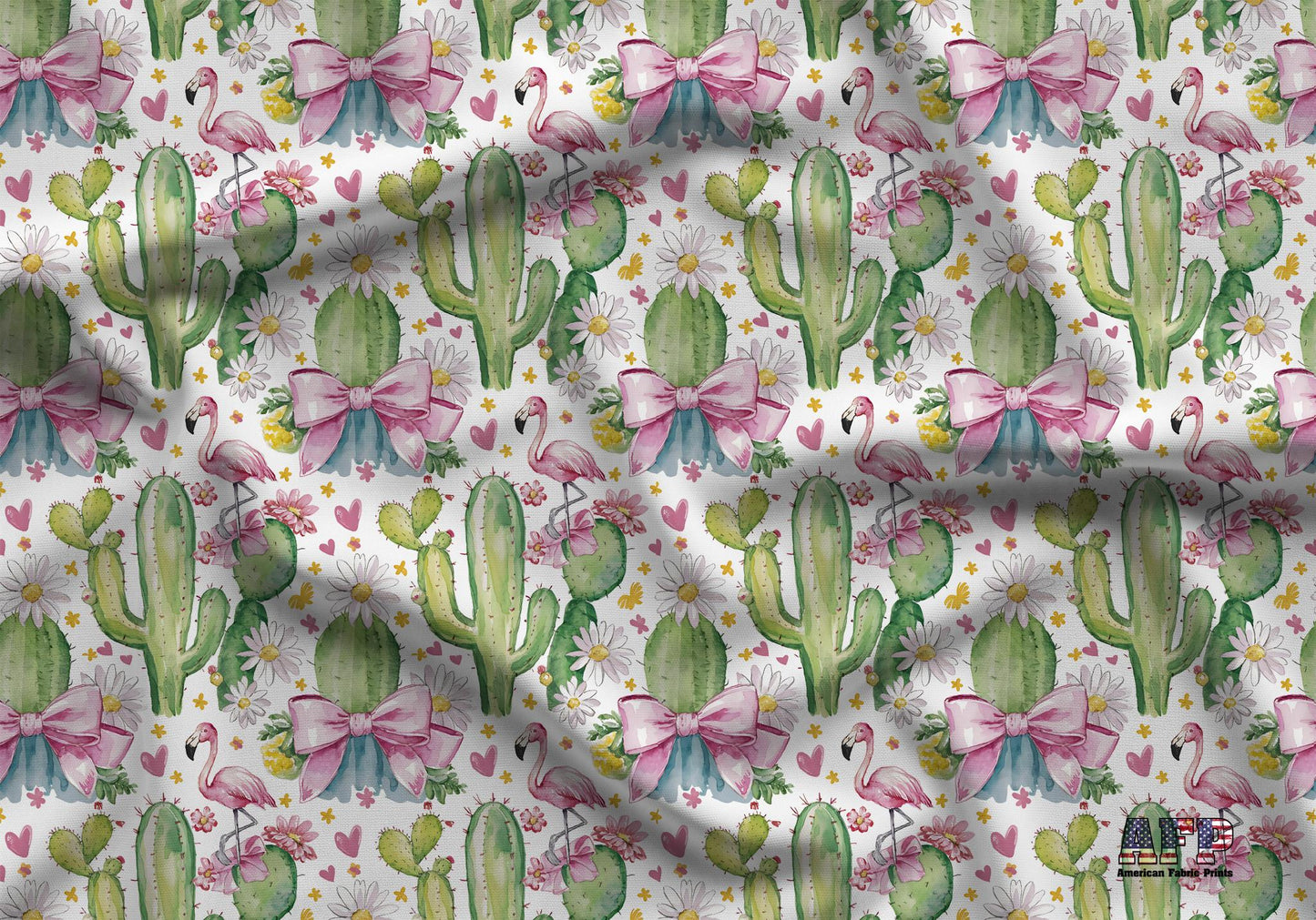 Preppy Cactus+Flamingo's Fabric - Shop now at American Fabric Prints