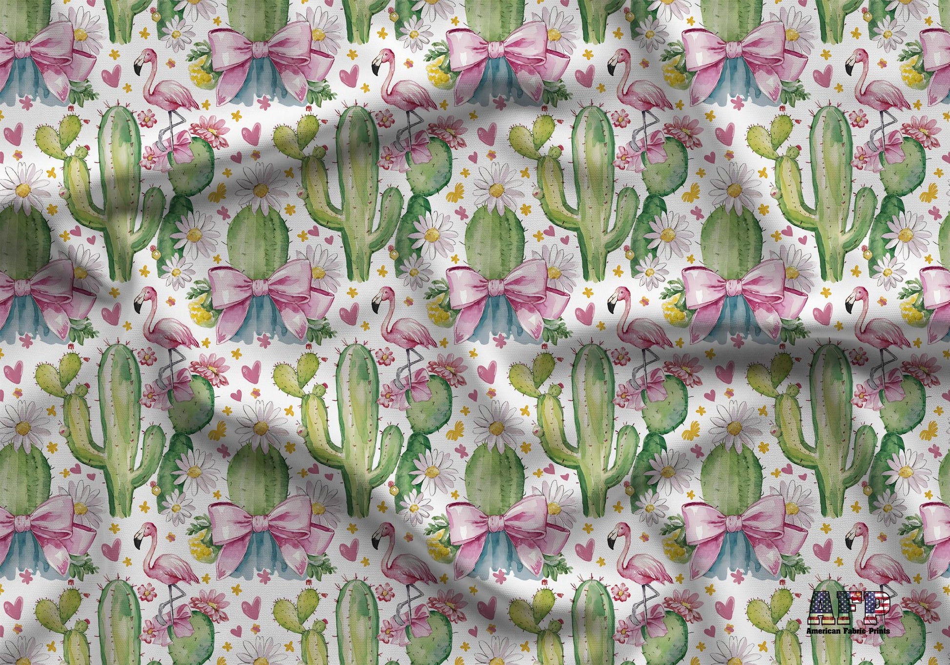 Preppy Cactus+Flamingo's Fabric - Shop now at American Fabric Prints