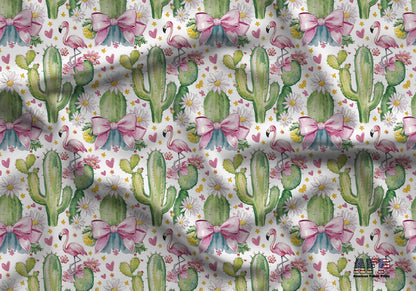Preppy Cactus+Flamingo's Fabric - Shop now at American Fabric Prints