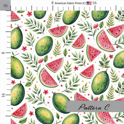 Summer Fruit Quilting Fabric | Fruit Fabric Coordinates | Several Patterns to Choose From | Cotton Quilt Fabric | by American Fabric Prints