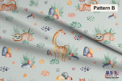 Safari Animals 2 Fabric Set. Shop now at American Fabric Prints.