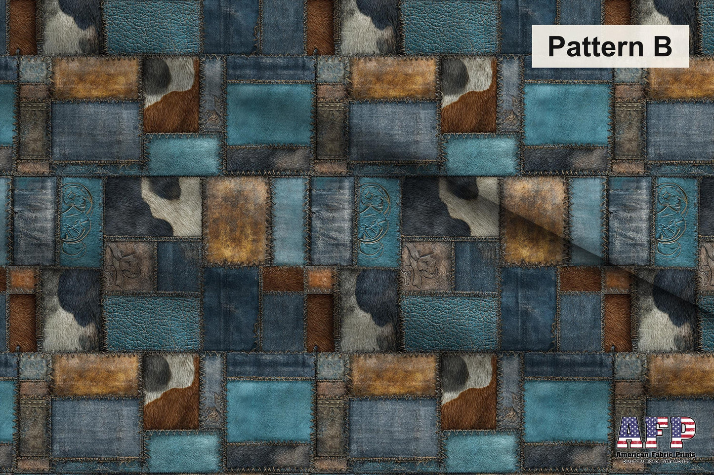 Western Patchwork Fabric Bundle Set - Shop now at American Fabric Prints