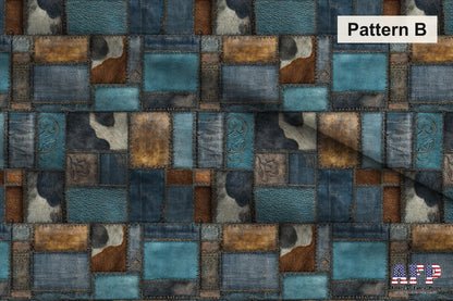 Western Patchwork Fabric Bundle Set - Shop now at American Fabric Prints