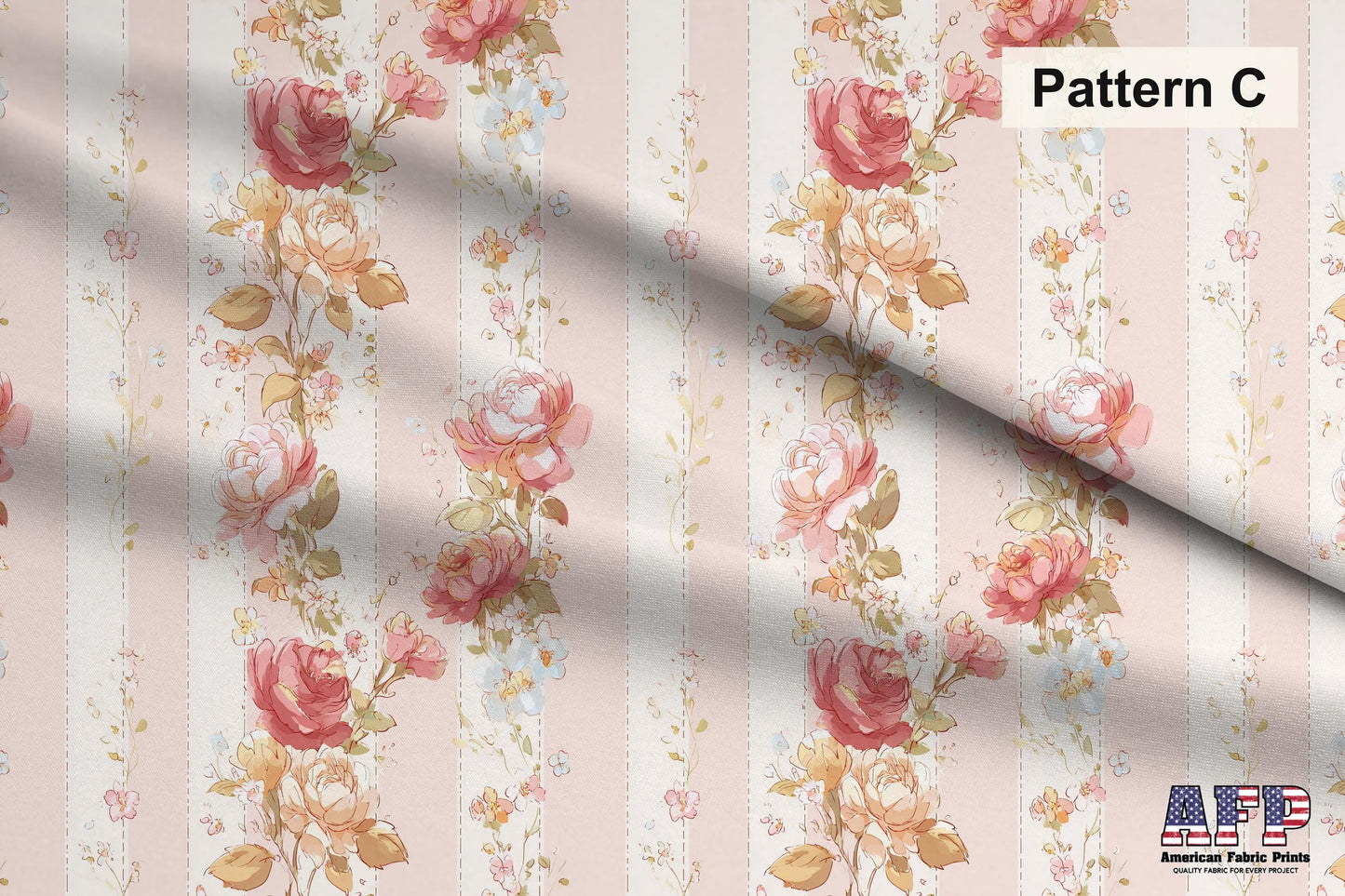Shabby Chic Roses Fabric Bundle Set - Shop now at American Fabric Prints