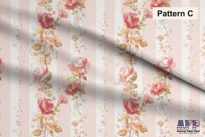 Shabby Chic Roses Fabric Bundle Set - Shop now at American Fabric Prints