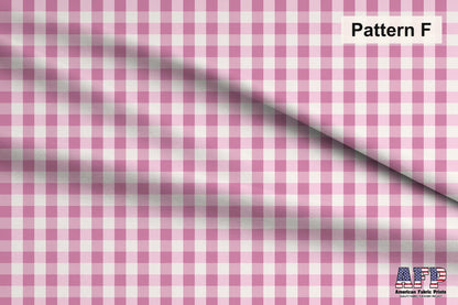 Boho Gingham Fabrics 2. Pattern F. Choose Your Patterns. Shop now at American Fabric Prints.