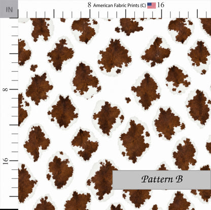 Cow Print Coordinates. Cotton Quilting Fabric. Shop now at American Fabric Prints.