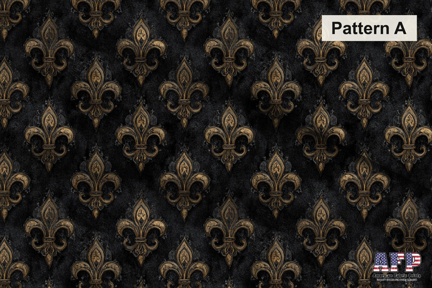 Dark Victorian Black and Gold Fabric Bundle Set - Shop now at American Fabric Prints