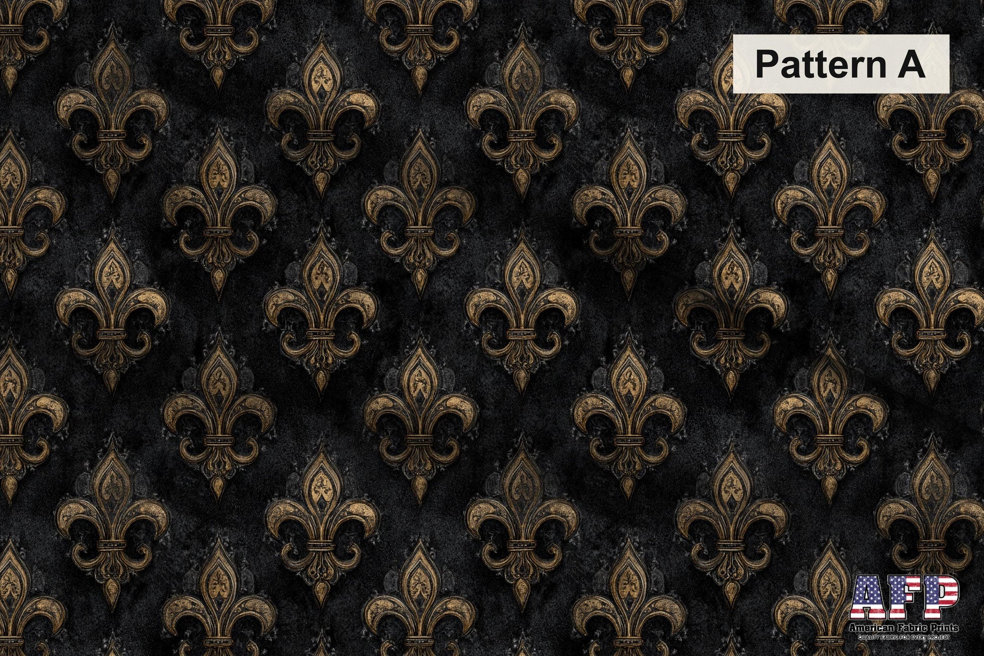 Dark Victorian Black and Gold Fabric Bundle Set - Shop now at American Fabric Prints