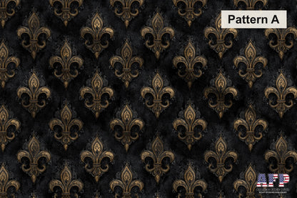 Dark Victorian Black and Gold Fabric Bundle Set - Shop now at American Fabric Prints