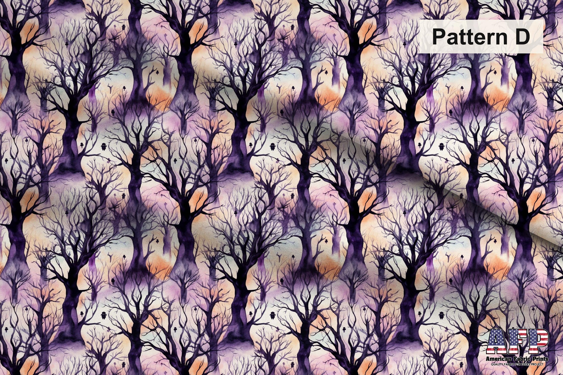 Boho Halloween Fabric Set. Choose Your Spooky Fabrics. Pattern D Shown. Shop now at American Fabric Prints.
