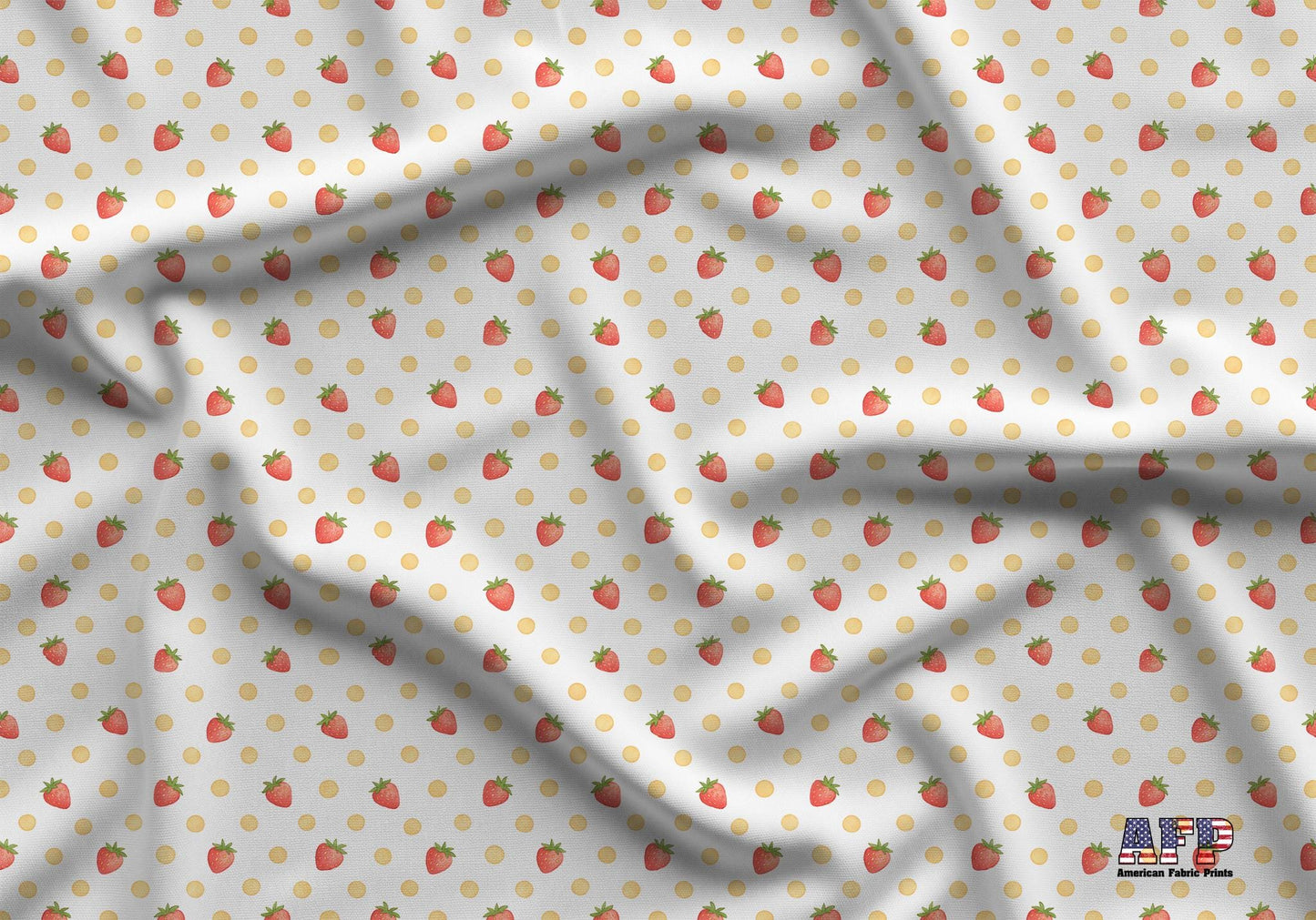 Strawberry Fabric - Shop now at American Fabric Prints