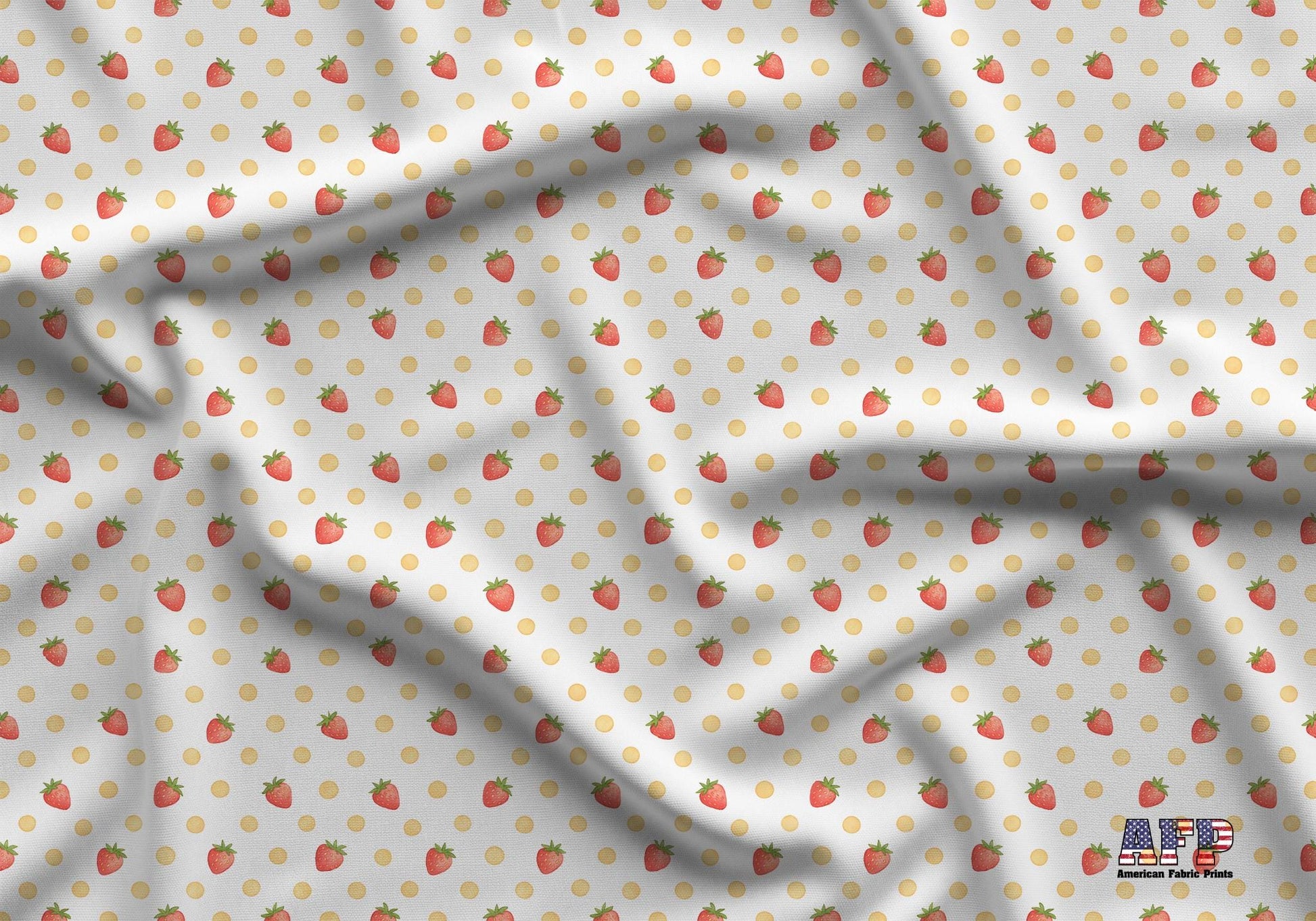 Strawberry Fabric - Shop now at American Fabric Prints