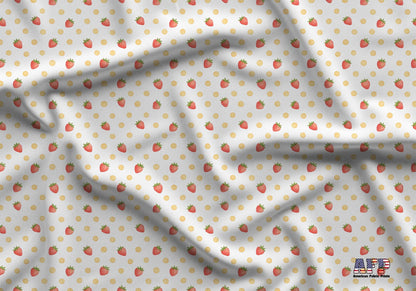 Strawberry Fabric - Shop now at American Fabric Prints