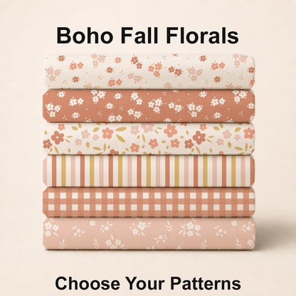 Boho Fall Florals Fabric Bundle Set - Shop now at American Fabric Prints