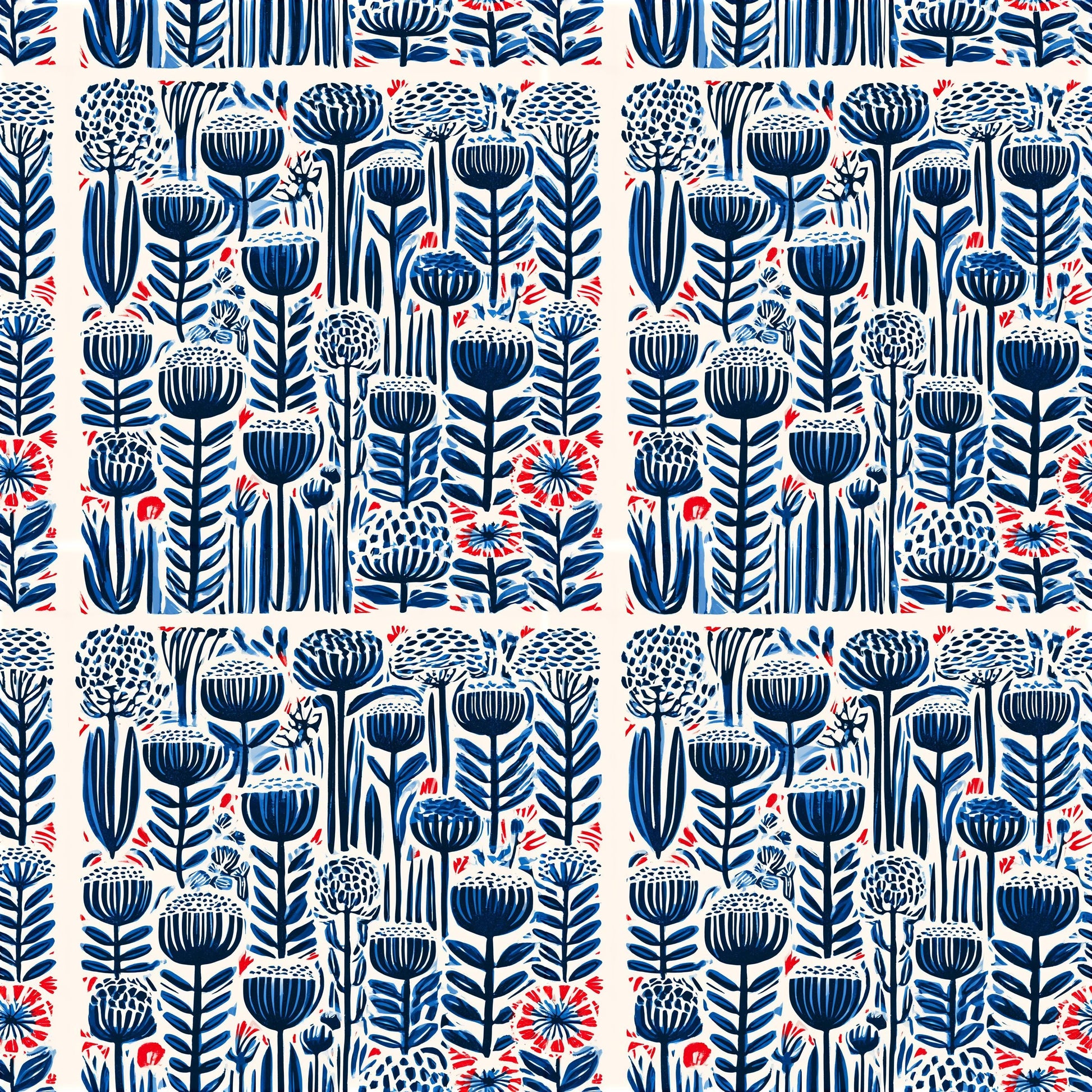 Farmhouse Block Print Fabric Bundle Set - Shop now at American Fabric Prints