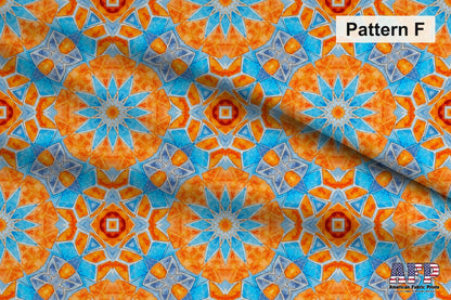 Arabesque Tiles 4 Fabric Bundle Set - Shop now at American Fabric Prints