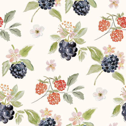 Blackberry and Raspberry Fabric - Shop now at American Fabric Prints