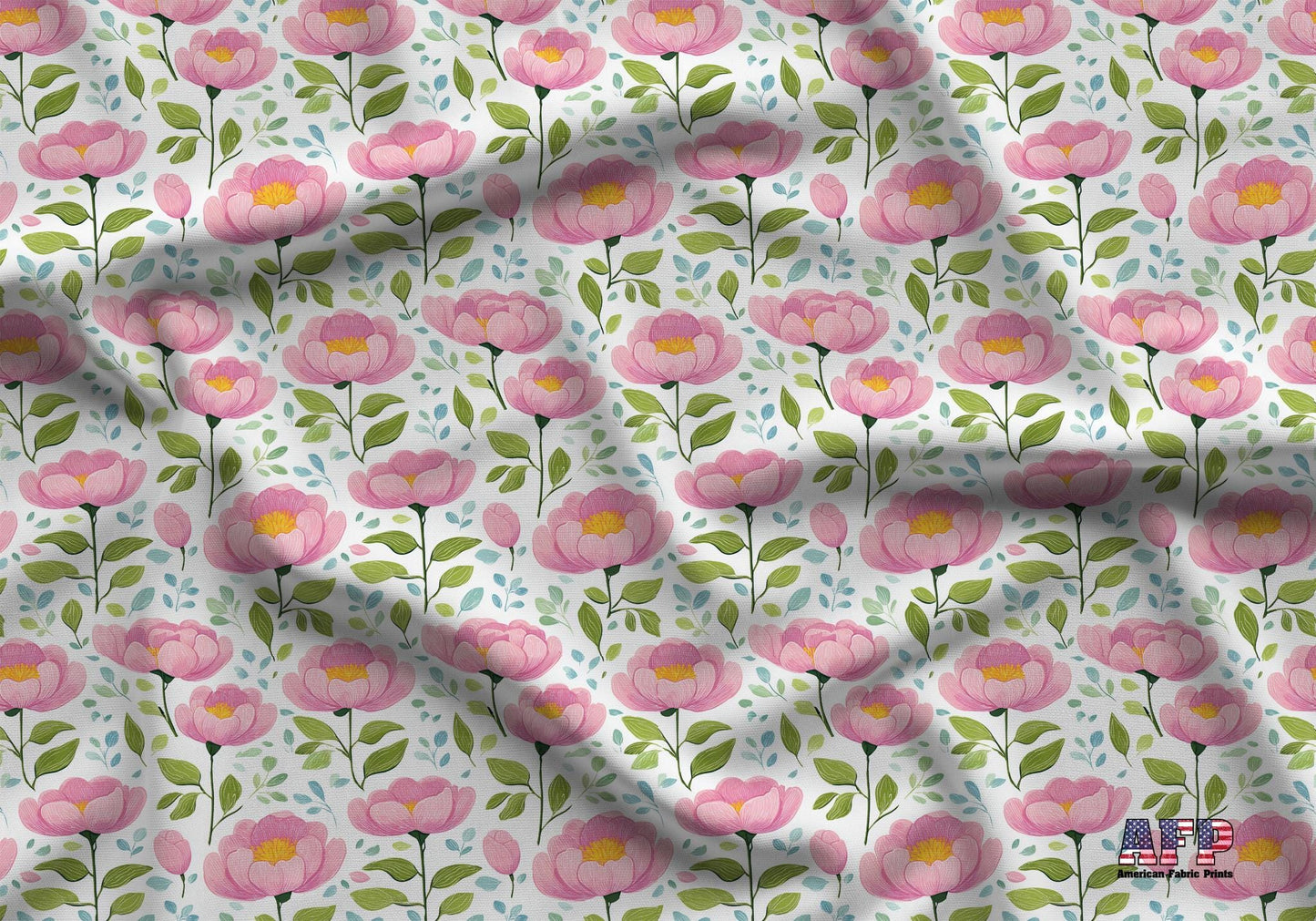 Boho Floral Fabric - Shop now at American Fabric Prints