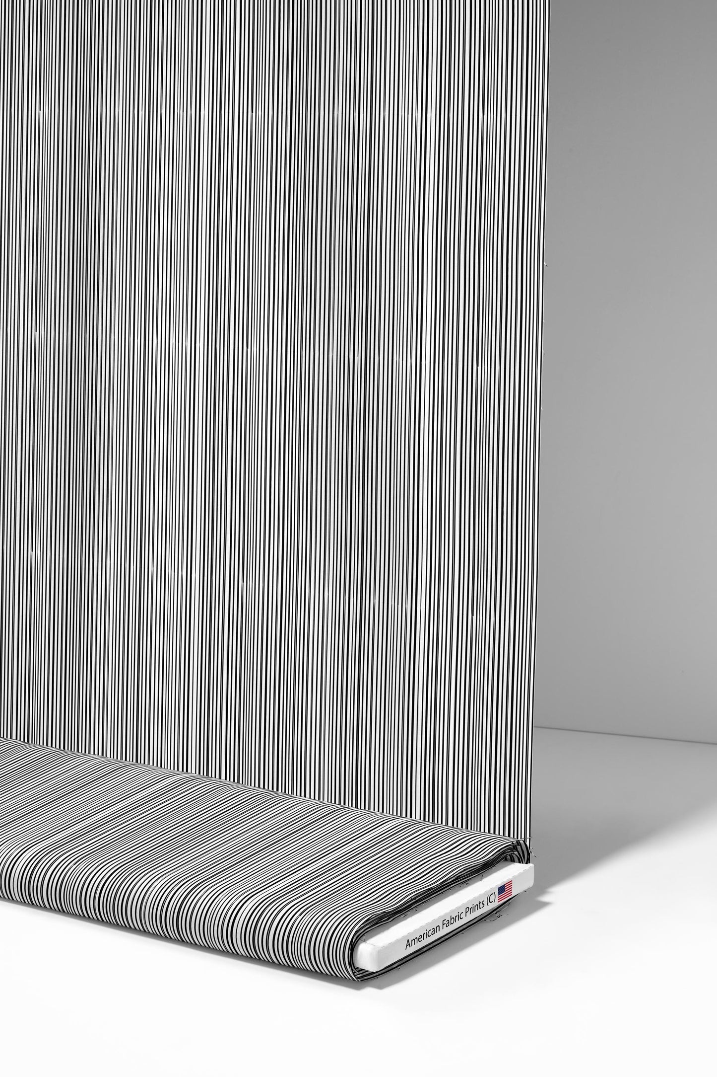 Black Lines Fabric - Shop now at American Fabric Prints