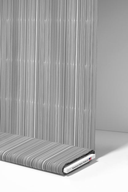 Black Lines Fabric - Shop now at American Fabric Prints