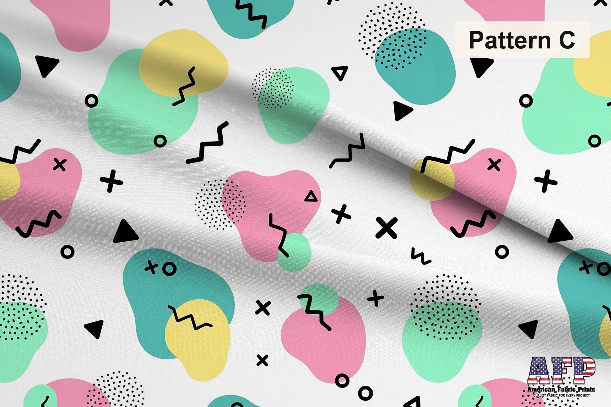 Colorful Abstract Fabric Bundle Set - Shop now at American Fabric Prints