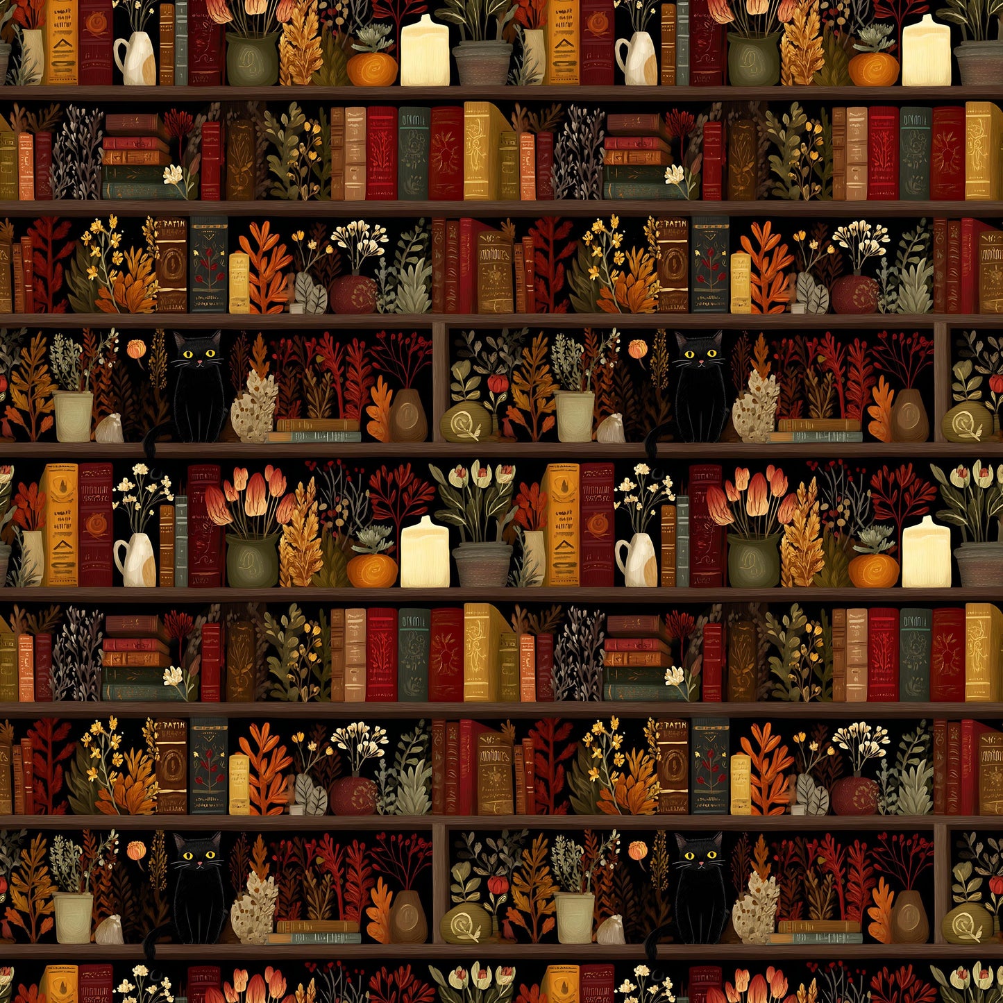 Plant Library Fabric - Shop now at American Fabric Prints