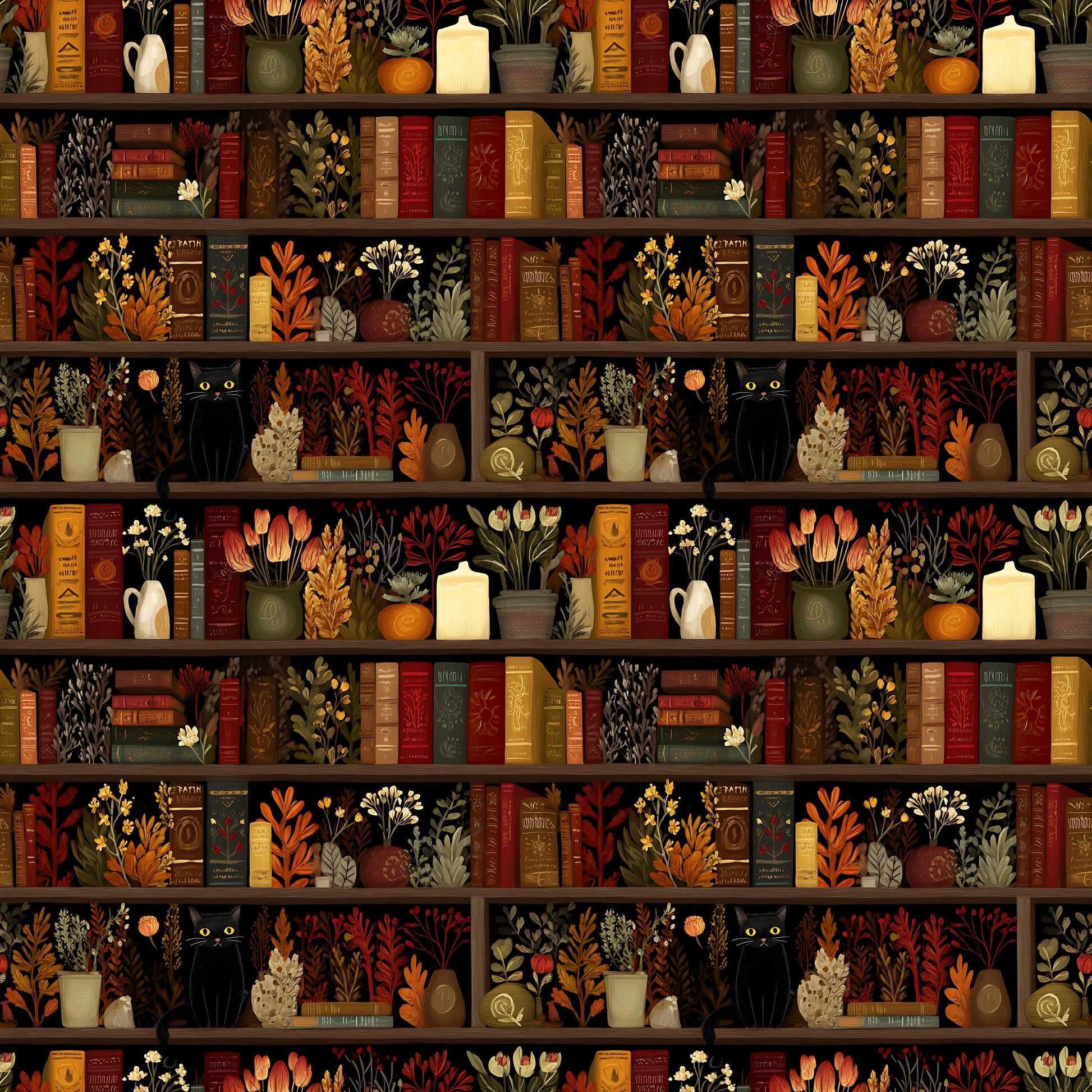 Plant Library Fabric - Shop now at American Fabric Prints