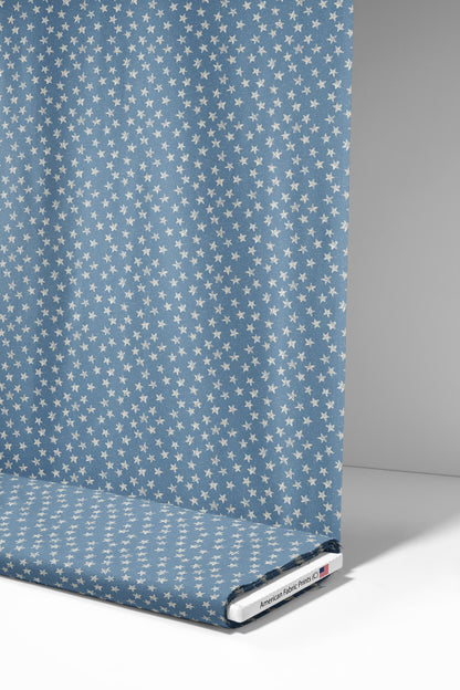 Blue Coastal Cowgirl Starfish Fabric - Shop now at American Fabric Prints