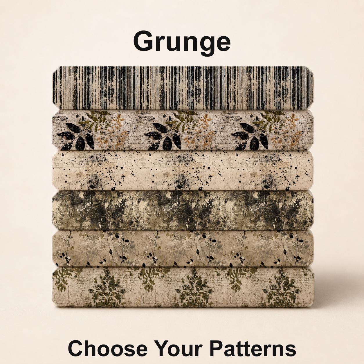Grunge Fabric Bundle Set - Shop now at American Fabric Prints