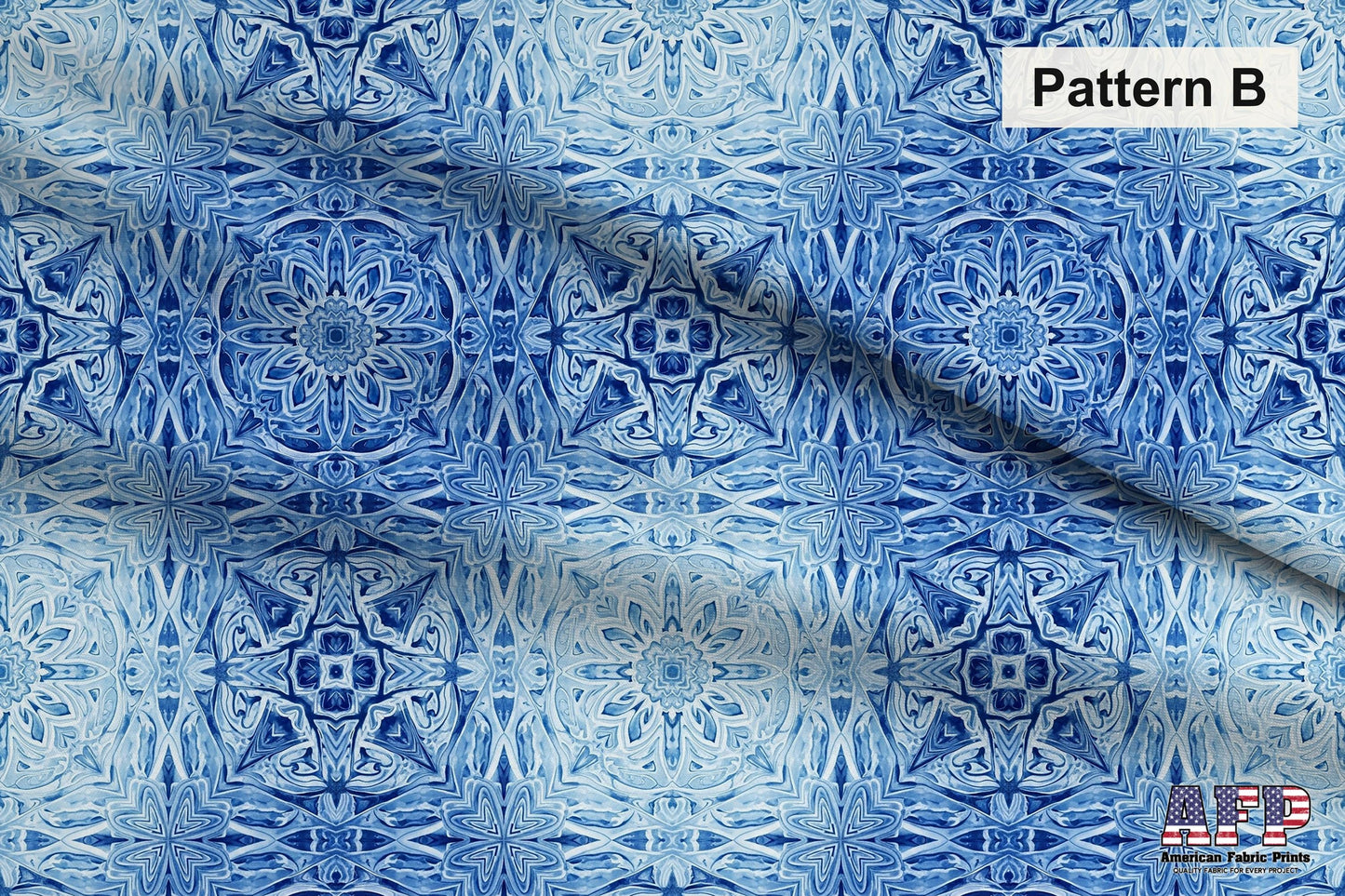 Patterned Arabesque Tiles 4 Fabric Bundle Set - Shop now at American Fabric Prints