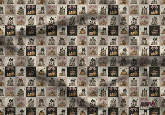 Halloween Coquette Quilted Fabric - Shop now at American Fabric Prints