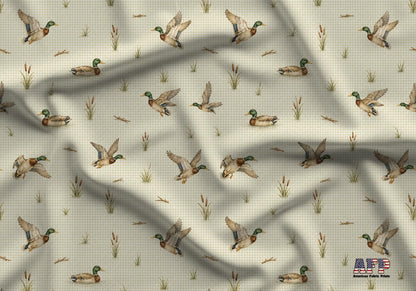 Plaid Mallard Fabric - Shop now at American Fabric Prints