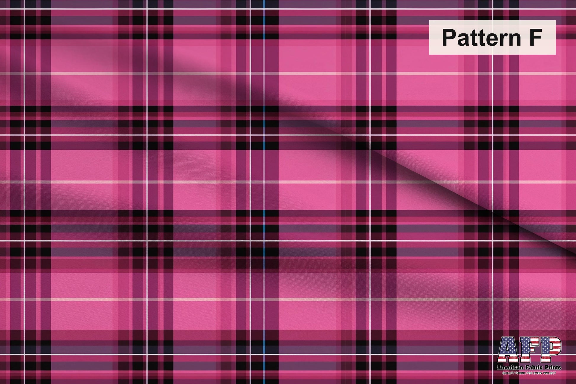 Pink Plaid 2 Fabric Bundle Set - Shop now at American Fabric Prints