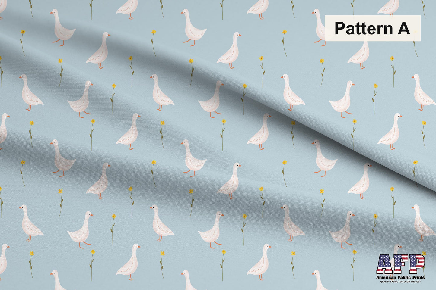 Blue+Green Goose 2 Fabric Bundle Set - Shop now at American Fabric Prints