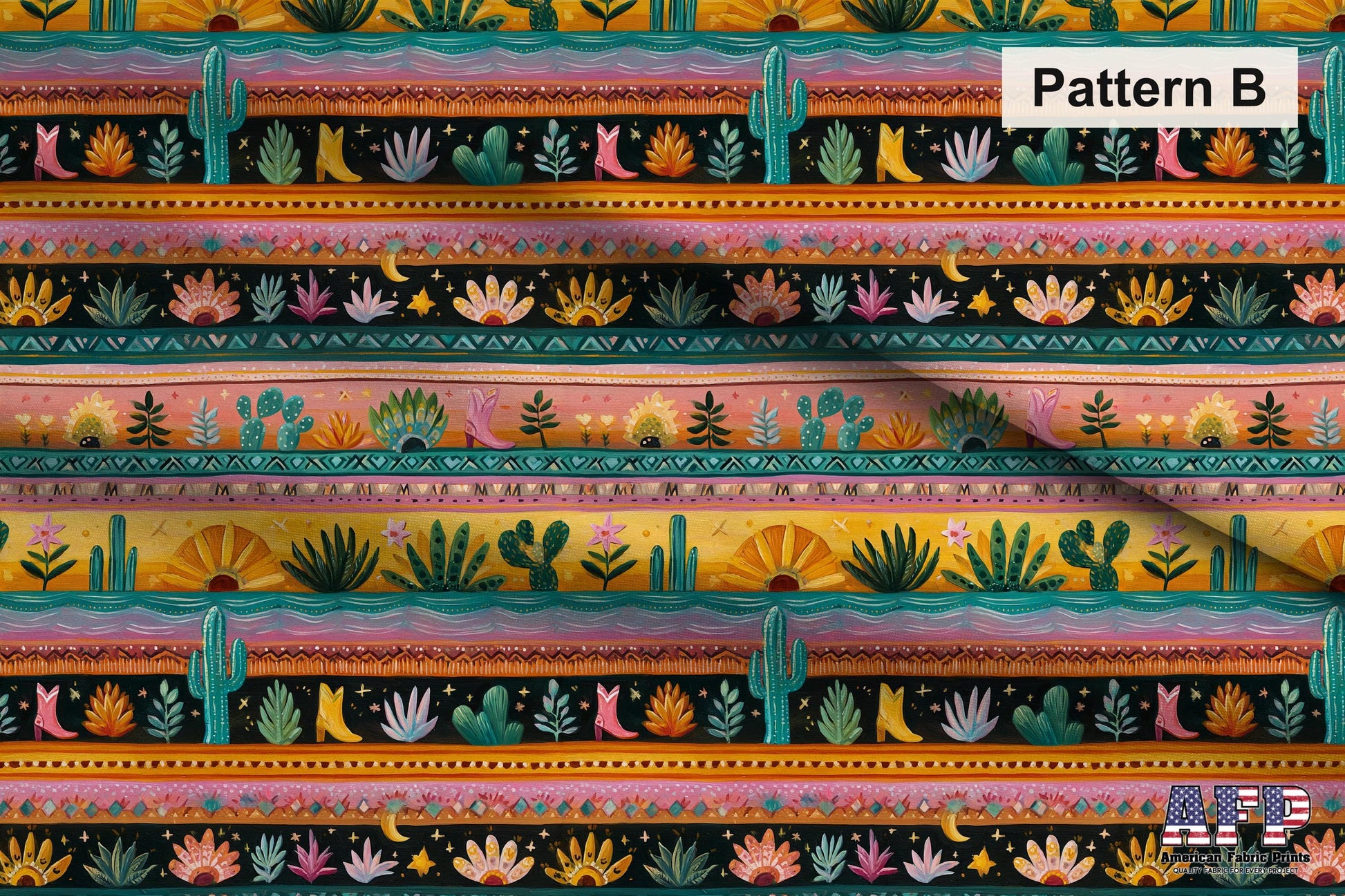 Cowgirl Sunset Fabric Bundle Set - Shop now at American Fabric Prints