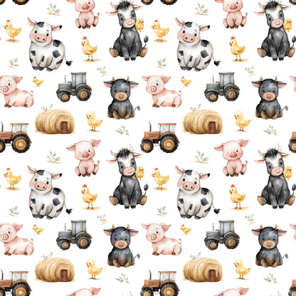 Silly Farm Fabric - Shop now at American Fabric Prints