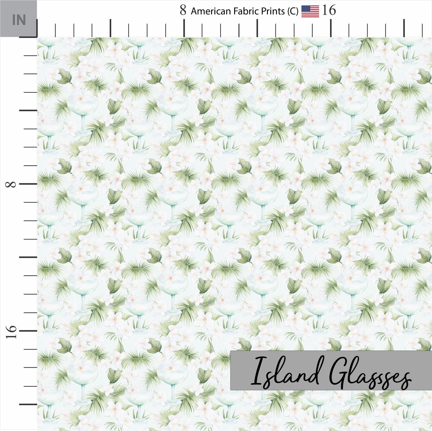Tropical Quilt Fabric Coordinates | Island Fabric Bundle | Tropical Themed Cotton Fabric | Fabric | Made in USA | American Fabric Prints