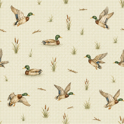 Plaid Mallard Fabric - Shop now at American Fabric Prints
