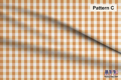 Boho Gingham Fabric Set. Choose Your Patterns. Pattern C. Shop now at American Fabric Prints.