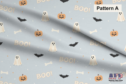 Retro Halloween in Blue 2 Fabric Bundle Set - Shop now at American Fabric Prints
