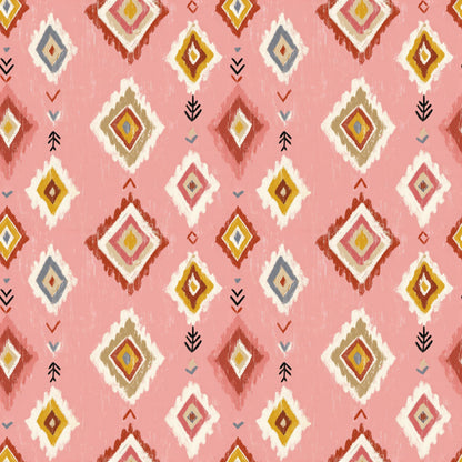 Pastel Pink Boho Fabric - Shop now at American Fabric Prints