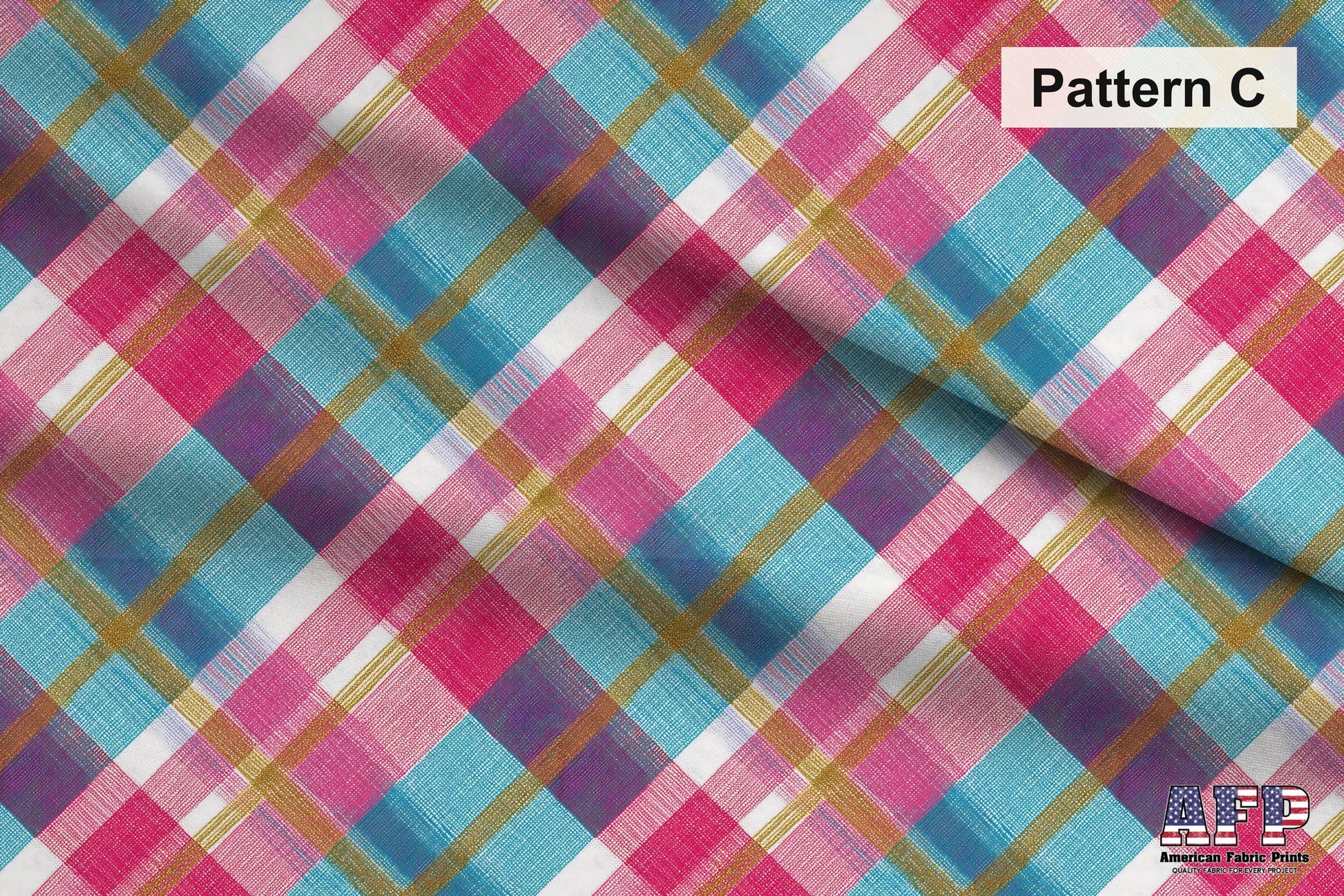 Preppy Plaid Fabric Bundle Set - Shop now at American Fabric Prints