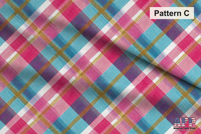 Preppy Plaid Fabric Bundle Set - Shop now at American Fabric Prints