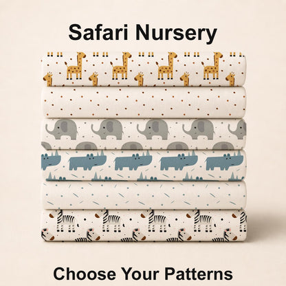 Safari Nursery Fabric Set. Shop now at American Fabric Prints.