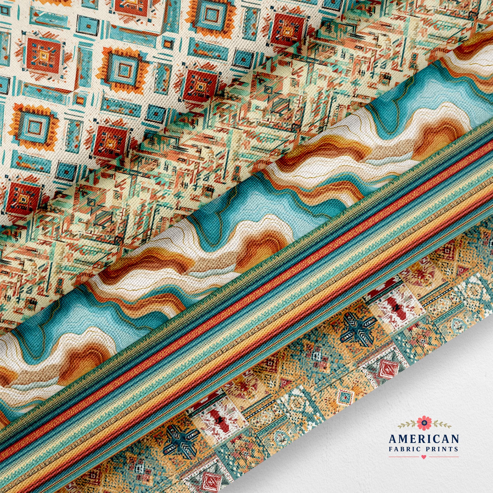 Rustic Southwest 2 Fabric Bundle Set - Shop now at American Fabric Prints